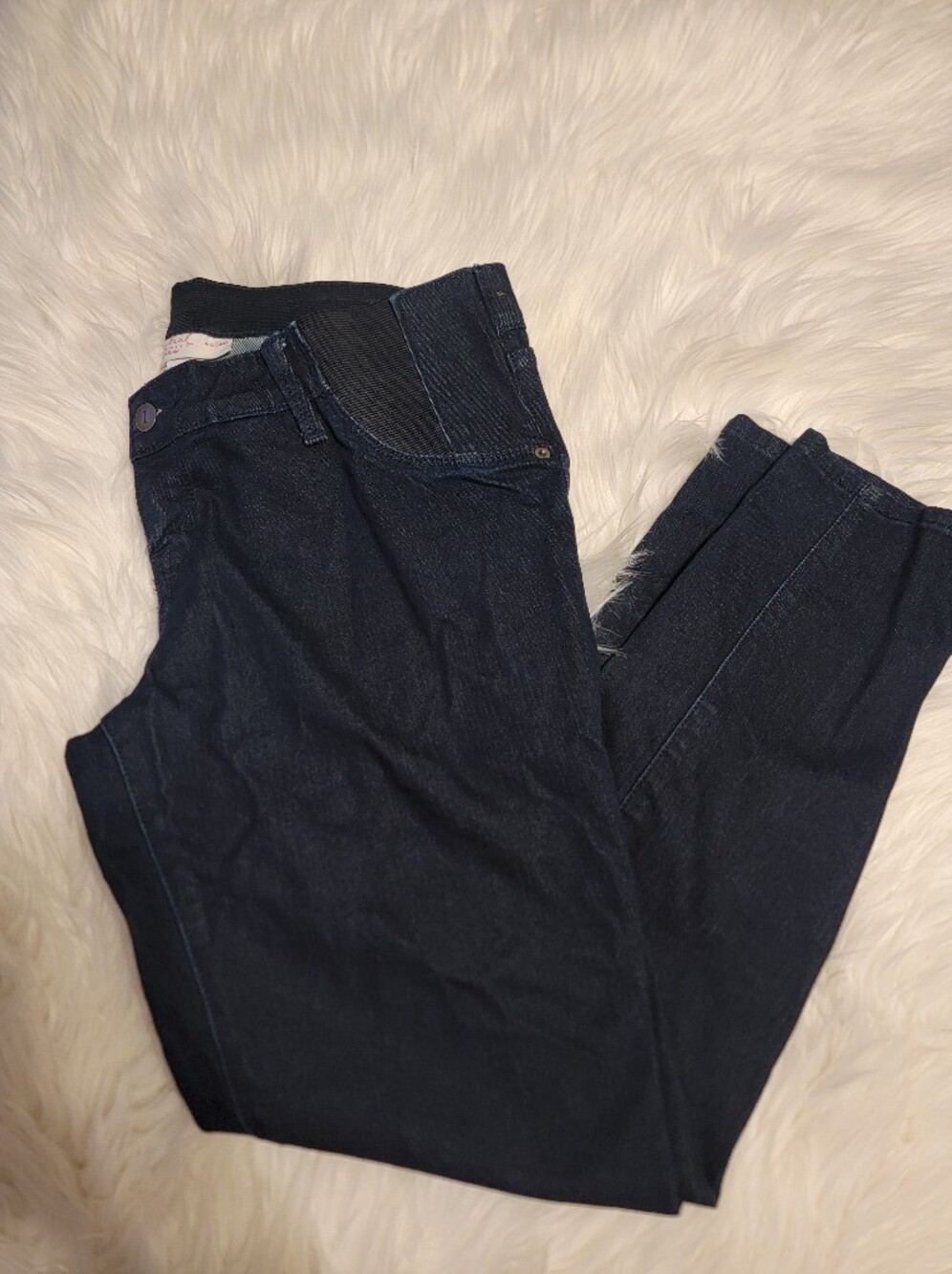 Isabel Maternity by Ingrid & Isabel Dark Blue Slim Straight Jeans